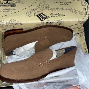 Men’s Banana Republic Classic Suede Penny Loafer Cognac